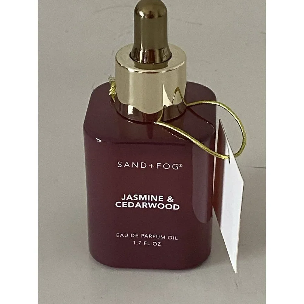Sand + Fog Eau De Parfum Oil 1.7 fl oz‎ Jasmine Cedarwood Saffron Lemon Pine NEW